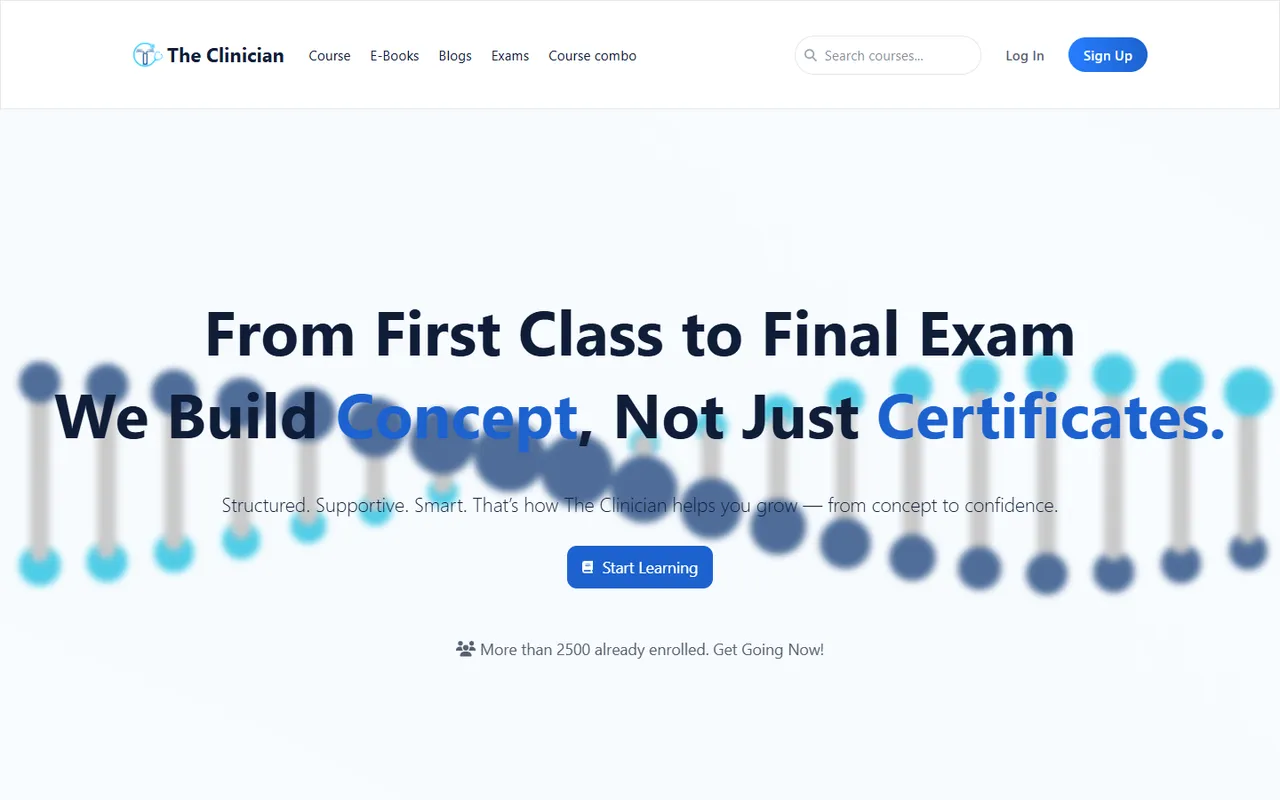The Clinician screenshot
